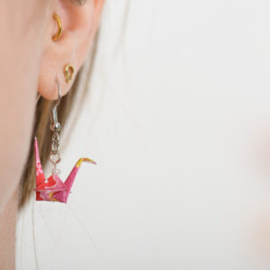 Geschenkideen Origami Papier Schmuck Ohrringe