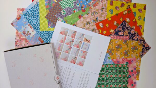 Alle Materialien aus der Bastelbox Kreativideen mit japanischem Origami Papier