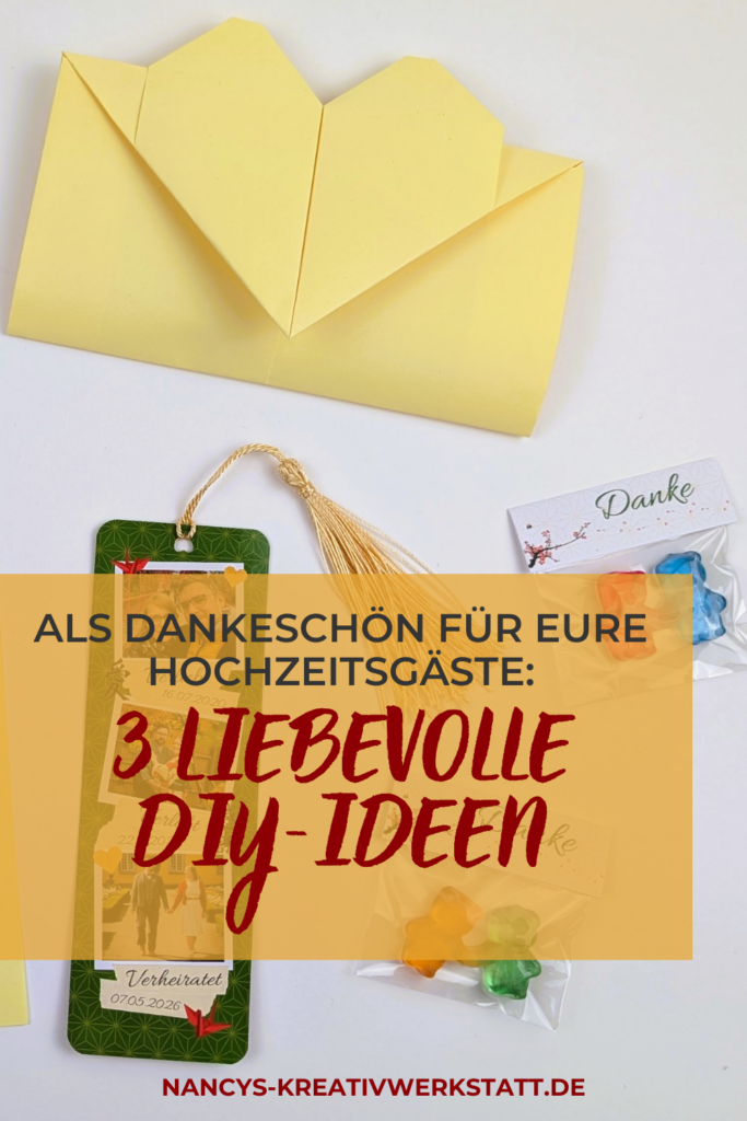 3 liebevolle DIY-Ideen als Dankeschön für eure Hochzeitsgäste